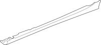 View MOULDING ASSY-SIDE S. MOULDING ASSY-SIDE SILL,RH Full-Sized Product Image 1 of 1