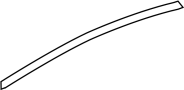 View MOULDING ASSY-RR DR. MOULDING ASSY-RR DR FRAME RH. MOULDING ASSY-RR DR FRAME,RH Full-Sized Product Image