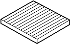View CABIN AIR FILTER. FILTER ASSY-AIR Full-Sized Product Image