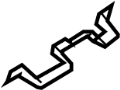 Image of Bracket. Mount. (Rear). A Bracket for a. image for your 2007 Kia Rondo   
