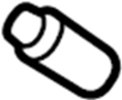 View Courtesy Light Bulb. Sun Visor Light Bulb.  Full-Sized Product Image