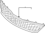 View GRILLE ASSY-RADIATOR Full-Sized Product Image 1 of 1