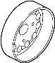 View Engine Water Pump Pulley Full-Sized Product Image