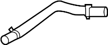 View Engine Coolant Hose Full-Sized Product Image 1 of 4