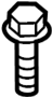 View Bolt. Mount. Bracket. Support. (Front, Rear, Upper, Lower) Full-Sized Product Image 1 of 10