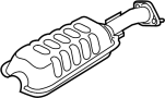 28650A8010 MUFFLER ASSEMBLY - CENTER.