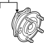 View Wheel Bearing and Hub Assembly (Front) Full-Sized Product Image
