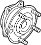 View Wheel Bearing and Hub Assembly (Front) Full-Sized Product Image