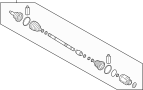 View SHAFT ASSY-DRIVE,LH Full-Sized Product Image 1 of 2