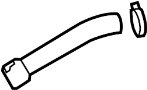 View Hose. Filler. Fuel. Neck. Valve. (Lower) Full-Sized Product Image