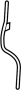 View Engine Oil Dipstick Tube. GUIDE - OIL LEVEL GAUGE. Guide tube.  Full-Sized Product Image 1 of 4