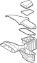 Image of Engine Air Intake Hose (Front) image for your 2003 Kia Rio   