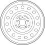 View Wheel. Spare.  Full-Sized Product Image 1 of 4