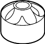 View Suspension Control Arm Bushing (Front, Rear, Lower) Full-Sized Product Image 1 of 3