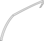 View RUN-RR DR WINDOW GLA. RUN-RR DR WINDOW GLASS,LH Full-Sized Product Image 1 of 1