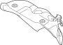Image of Heat. Shield. Exhaust. Protector. Manifold. (Upper). A Heat reflective. image for your Hyundai