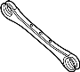 Image of Arm. Lateral. Link. (RR). (Right, Rear). An Arm that runs from. image for your 2011 Hyundai Tucson   