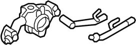 View Engine Coolant Thermostat Housing Full-Sized Product Image 1 of 4