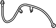 587311D000DS Brake Hydraulic Hose (Left, Front)