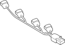 View COIL AND EXTENSION. WIRE. Wire harness.  Full-Sized Product Image 1 of 1