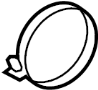 View Engine Air Duct Clamp (Rear) Full-Sized Product Image