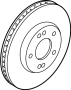 View Disc Brake Rotor (Front) Full-Sized Product Image