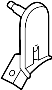Image of Seat Hinge (Left, Rear, Lower) image for your 2012 Kia Sedona   