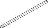 83231B2000 Door Window Belt Weatherstrip (Left, Rear)