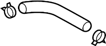 254683C800 Engine Coolant Pipe. Hose "F"ASSY - Water.