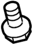View Exhaust Manifold Bolt (Lower) Full-Sized Product Image