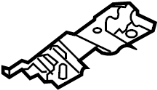 Image of Bracket. Mount. (Front). Bracket used in securing. image for your 2007 Kia Rio5   