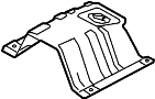 Image of Heat. Shield. Protector. (Rear). Exhaust Heat Shield. image for your 2012 Hyundai Tucson 2.4L A/T FWD GLS Sport Utility 