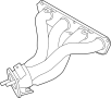 View MANIFOLD ASSY-EXHAUST. MANIFOLD CATALYTIC A. MANIFOLD CATALYTIC ASSY-EXH Full-Sized Product Image