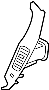 View 974201W000HU Full-Sized Product Image for your 2013 Kia Rio   