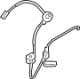 Image of Disc Brake Anti-Rattle Clip image for your 2020 Hyundai Tucson 2.0L A/T AWD SE Sport Utility 