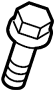 View BOLT. Suspension. Mount. Control Arm. FLANGE. Strut. Holder.  Full-Sized Product Image 1 of 2