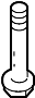 View Bolt. Cradle. Engine. Mount. (Front) Full-Sized Product Image 1 of 5