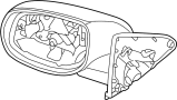 Image of Door Mirror (Right, Rear) image for your 2011 Kia Forte 2.0L Theta II M/T LX Sedan 