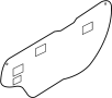 View SEAL-FR DR TRIM RH. SEAL-FRONT DOOR TRIM,RH Full-Sized Product Image 1 of 1