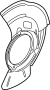 View Brake Dust Shield (Right, Front) Full-Sized Product Image 1 of 2