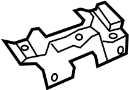 Image of Interior Grab Bar Bracket (Left, Rear) image for your 2007 Kia Amanti   