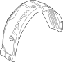 View Quarter Panel Splash Shield (Rear) Full-Sized Product Image 1 of 1