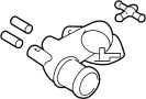 View Coolant. Outlet. Engine. Water. FITTING.  Full-Sized Product Image 1 of 7