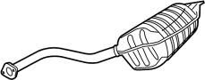 287103T410 Exhaust Muffler (Left, Rear)