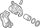 View Disc Brake Caliper (Left, Rear) Full-Sized Product Image 1 of 4