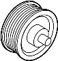 Image of Accessory Drive Belt Idler Pulley image for your 2017 Hyundai Ioniq  Hybrid SEL Hatchback 