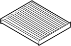 Image of Cabin Air Filter image for your 2020 Hyundai Tucson 2.0L A/T AWD SE Sport Utility 