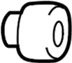 View ABS Hydraulic Actuator Grommet Full-Sized Product Image 1 of 2