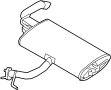 View MUFFLER ASSY-REAR Full-Sized Product Image 1 of 1