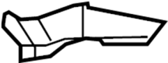 Image of CANISTER. Vapor. PROTECTOR. Bracket. A bracket for a vapor. image for your 1997 Hyundai Tiburon   
